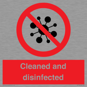 IV7154: Cleaned and disinfected