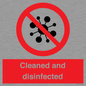 IV7154: Cleaned and disinfected