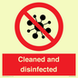 IV7154: Cleaned and disinfected