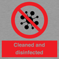 IV7154: Cleaned and disinfected