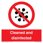 IV7154: Cleaned and disinfected