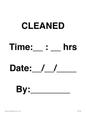 IV7160: CLEANED Time: __ : __ hrs Date: __ / __ / ____ By: ________