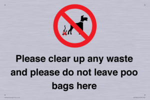 IV7164: Please clear up any waste and please do not leave poo bags here