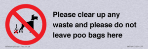 IV7164: Please clear up any waste and please do not leave poo bags here
