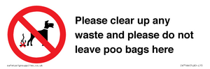 IV7164: Please clear up any waste and please do not leave poo bags here