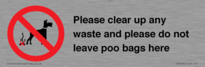 IV7164: Please clear up any waste and please do not leave poo bags here
