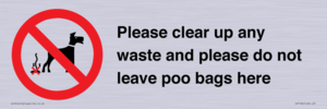 IV7164: Please clear up any waste and please do not leave poo bags here