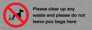 IV7164: Please clear up any waste and please do not leave poo bags here