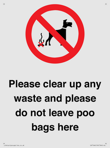 IV7164: Please clear up any waste and please do not leave poo bags here