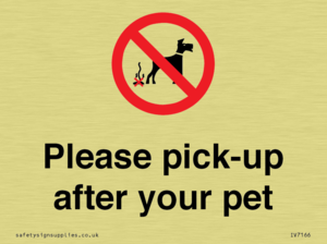 IV7166: Please pick-up after your pet