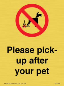 IV7166: Please pick-up after your pet