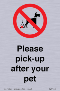 IV7166: Please pick-up after your pet