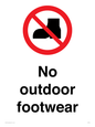 IV7186: No outdoor footwear