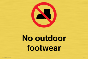 IV7186: No outdoor footwear