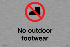 IV7186: No outdoor footwear