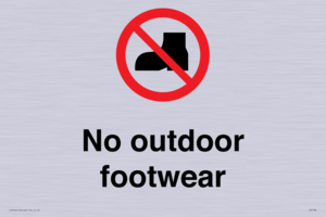 IV7186: No outdoor footwear