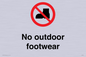 IV7186: No outdoor footwear