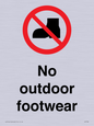 IV7186: No outdoor footwear
