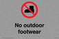IV7186: No outdoor footwear