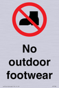 IV7186: No outdoor footwear