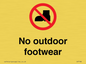 IV7186: No outdoor footwear