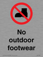 IV7186: No outdoor footwear