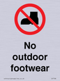 IV7186: No outdoor footwear