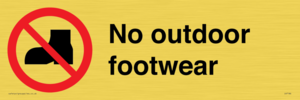 IV7186: No outdoor footwear
