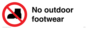 IV7186: No outdoor footwear