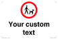 IV7267: Custom Road regulatory Dogs on leads