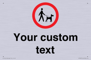 IV7267: Custom Road regulatory Dogs on leads