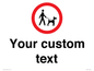 IV7267: Custom Road regulatory Dogs on leads
