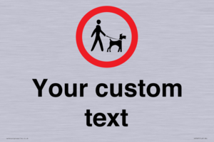 IV7267: Custom Road regulatory Dogs on leads