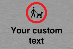 IV7267: Custom Road regulatory Dogs on leads