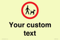 IV7267: Custom Road regulatory Dogs on leads