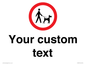 IV7267: Custom Road regulatory Dogs on leads