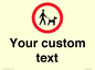 IV7267: Custom Road regulatory Dogs on leads
