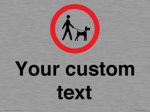 IV7267: Custom Road regulatory Dogs on leads