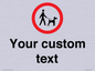 IV7267: Custom Road regulatory Dogs on leads