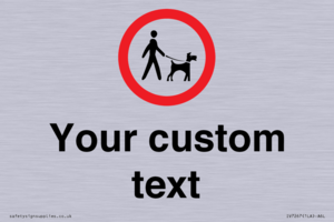 IV7267: Custom Road regulatory Dogs on leads