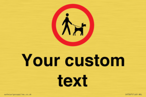 IV7267: Custom Road regulatory Dogs on leads