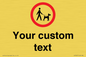 IV7267: Custom Road regulatory Dogs on leads