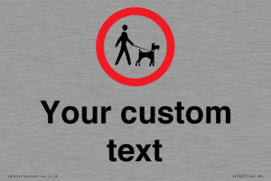 IV7267: Custom Road regulatory Dogs on leads
