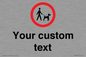 IV7267: Custom Road regulatory Dogs on leads
