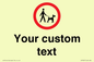 IV7267: Custom Road regulatory Dogs on leads