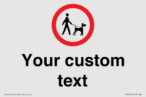 IV7267: Custom Road regulatory Dogs on leads