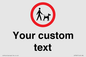 IV7267: Custom Road regulatory Dogs on leads
