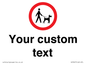 IV7267: Custom Road regulatory Dogs on leads