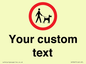 IV7267: Custom Road regulatory Dogs on leads