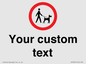 IV7267: Custom Road regulatory Dogs on leads